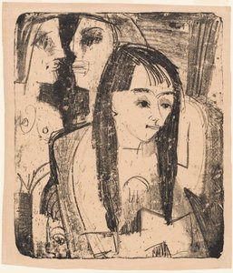 Ritratto di una Ragazza da Ernst Ludwig Kirchner