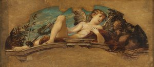 Bozzetto per lunetta per il teatro cittadino di Rijeka da Ernst Klimt