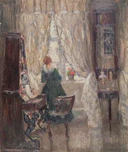 Nel salone, c.1910 da Ernst Kolbe