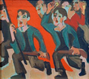 Rivoluzione del 1° maggio da Ernst Ludwig Kirchner