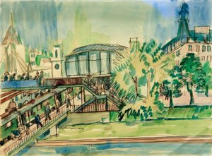 Stazione sul canale da Ernst Ludwig Kirchner