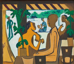 Figure Marroni in un Caffè da Ernst Ludwig Kirchner