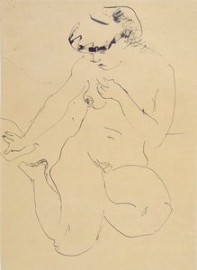 Nudo accovacciato