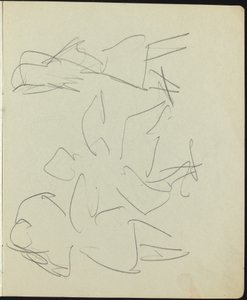 Ballerini e artisti (Pagina da un taccuino) da Ernst Ludwig Kirchner