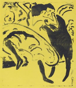 Coppia danzante da Ernst Ludwig Kirchner