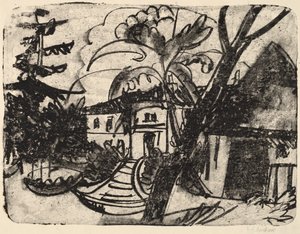 Fattoria danese con casa padronale da Ernst Ludwig Kirchner