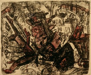 Il disastro ferroviario da Ernst Ludwig Kirchner