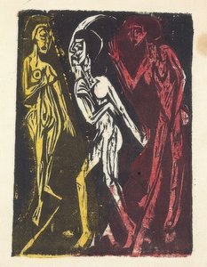 La danza tra le donne da Ernst Ludwig Kirchner