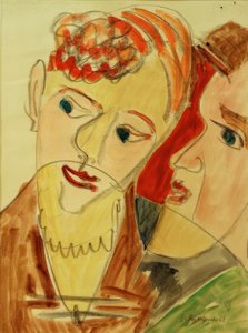 Gli Hembusse (Coppia di amanti H.) da Ernst Ludwig Kirchner