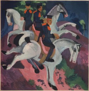 La scuola di equitazione da Ernst Ludwig Kirchner