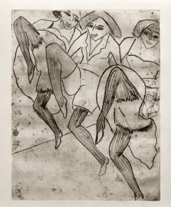 Ballerine di Amburgo da Ernst Ludwig Kirchner