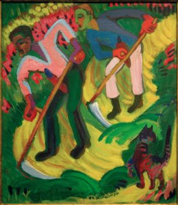 E.L.Kirchner, Mietitori, i fratelli Müller