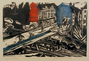 E.L. Kirchner, Ponte di collegamento della ferrovia di Wannsee