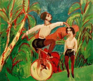 Monociclista da Ernst Ludwig Kirchner