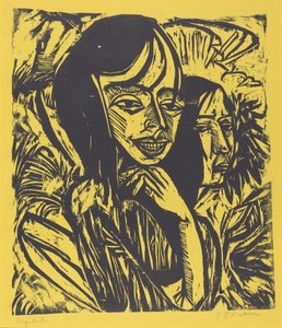 Ragazze di Fehmarn da Ernst Ludwig Kirchner