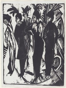 Cinque Donne sulla Strada da Ernst Ludwig Kirchner