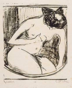 Donna nella vasca da Ernst Ludwig Kirchner