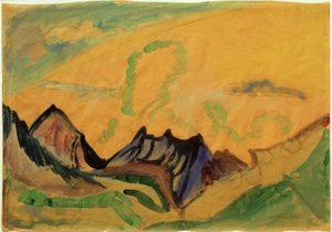 Paesaggio montano da Ernst Ludwig Kirchner
