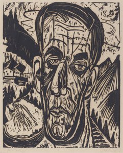 Testa di van de Velde, luminoso da Ernst Ludwig Kirchner