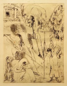 Raccolta del fieno da Ernst Ludwig Kirchner