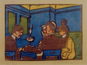 Al caffè II da Ernst Ludwig Kirchner