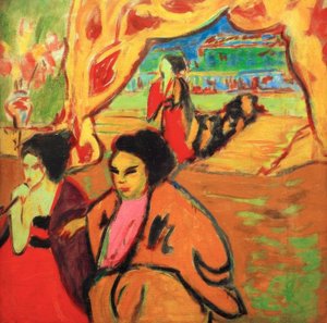 Teatro giapponese da Ernst Ludwig Kirchner