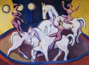 Jockeyakt, 1925 da Ernst Ludwig Kirchner