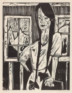 Giovane ragazza da Ernst Ludwig Kirchner