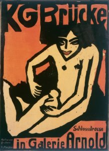 KG Brücke in Galleria Arnold da Ernst Ludwig Kirchner