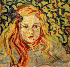 Testa di bambino da Ernst Ludwig Kirchner