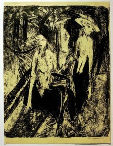 Cocottes sul Kurfürstendamm da Ernst Ludwig Kirchner