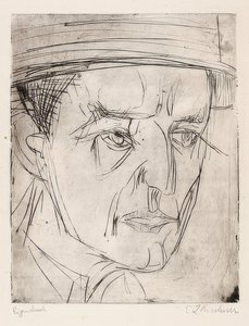Testa del Dr. Grisebach da Ernst Ludwig Kirchner