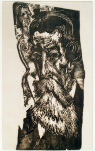 Testa di Ludwig Schames da Ernst Ludwig Kirchner