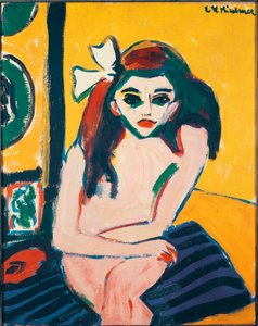 Marcella dipinta da Ernst Ludwig Kirchner da Ernst Ludwig Kirchner