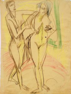 Dopo il bagno da Ernst Ludwig Kirchner