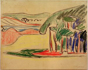 Senza titolo (stagni di Moritzburg) da Ernst Ludwig Kirchner
