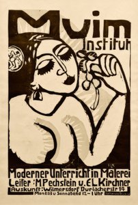 Poster Muim Institut da Ernst Ludwig Kirchner