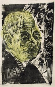 Ritratto del Dr. Spengler, 1919 da Ernst Ludwig Kirchner