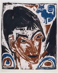Ritratto di Otto Mueller da Ernst Ludwig Kirchner