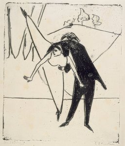 Forbici (atto di danza) da Ernst Ludwig Kirchner