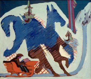 Giro in slitta da Ernst Ludwig Kirchner