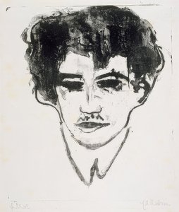 Autoritratto. Circa 1908 da Ernst Ludwig Kirchner