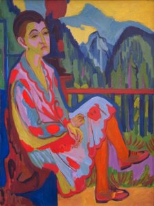 Signora seduta (Erna Kirchner)