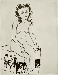 Nudo femminile seduto