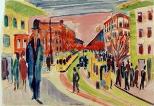 Scena di strada da Ernst Ludwig Kirchner