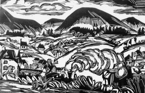 Paesaggio del Taunus da Ernst Ludwig Kirchner
