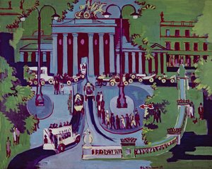 La Porta di Brandeburgo, Berlino da Ernst Ludwig Kirchner