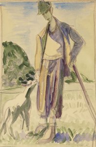 Il pastore; Der Hirte da Ernst Ludwig Kirchner