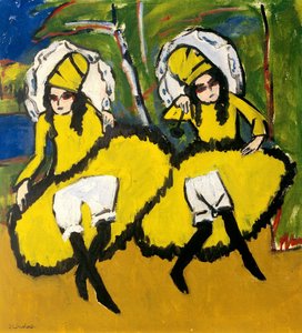 Due ballerini, 1910-1911 da Ernst Ludwig Kirchner
