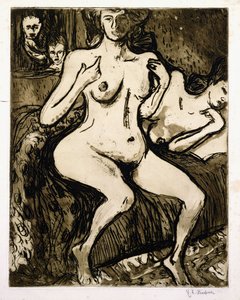 Due donne, 1907 da Ernst Ludwig Kirchner